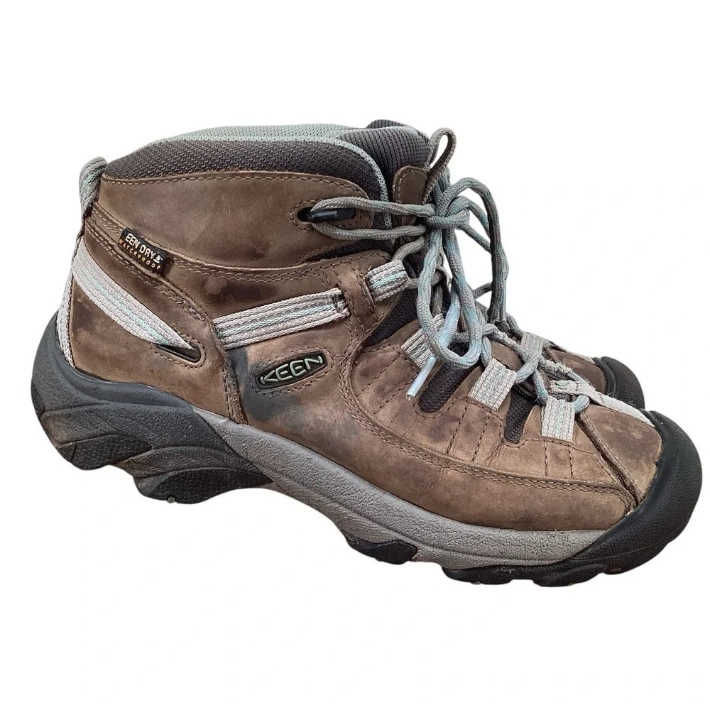 KEEN Targhee II Mid Waterproof Hiking Boots 1014997 Women's Sz UK 7.5 EU 38